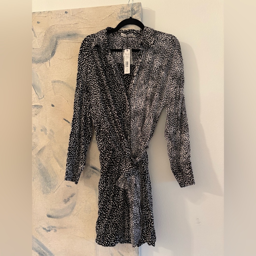 Alice and Olivia - Black and White Patterned Women's Dress